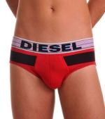 Diesel Logoed Band Cotton Stretch Konkil Brief